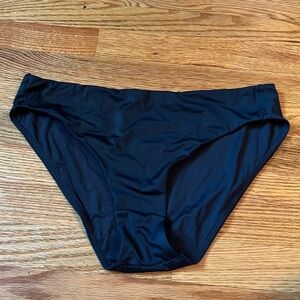 Cuup black bikini bottoms size 4 (equivalent size L)